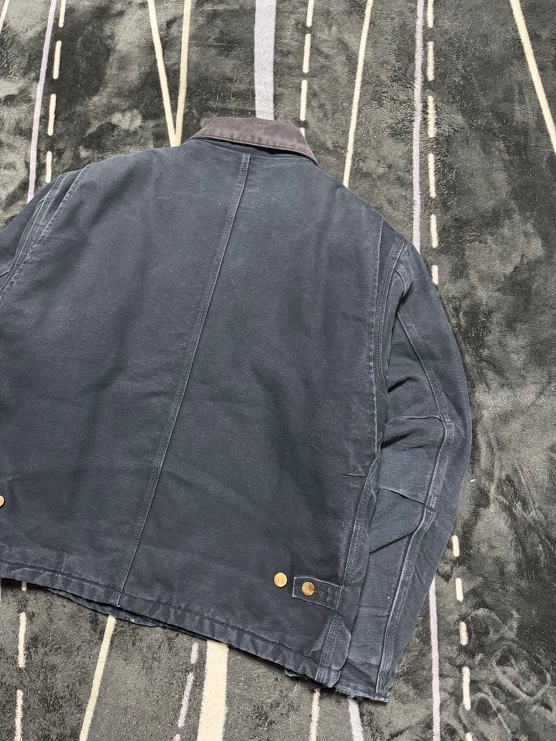 ‼️【ヴィンテージ雰囲気】カーハートトラディショナルジャケット J02BLK