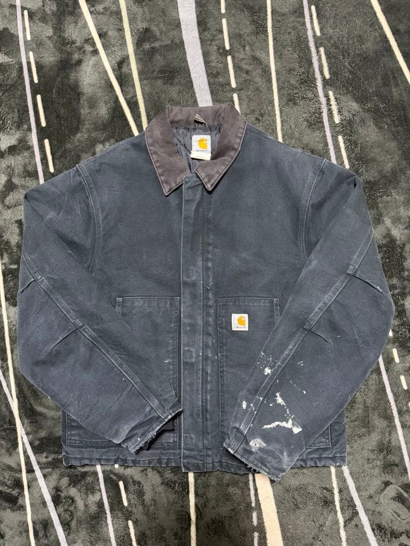 ‼️【ヴィンテージ雰囲気】カーハートトラディショナルジャケット J02BLK