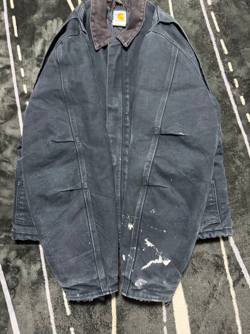 ‼️【ヴィンテージ雰囲気】カーハートトラディショナルジャケット J02BLK
