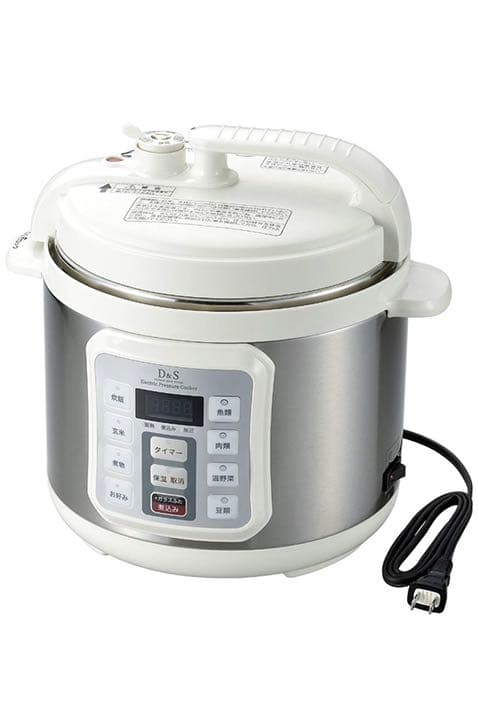 電気圧力鍋　D&S 家庭用マイコン電気圧力鍋 4L STL-EC40 新品未使用
