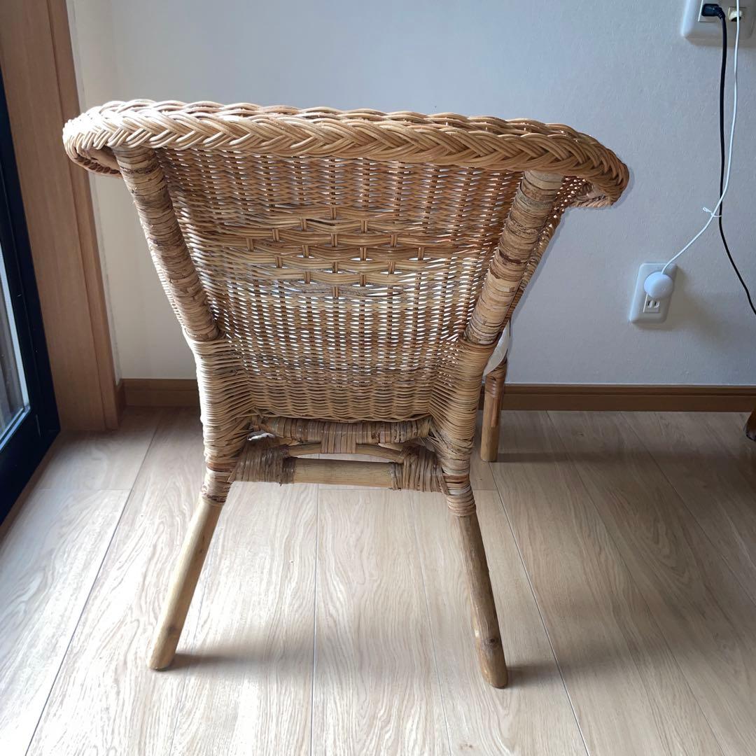IKEA イケア　AGEN アーゲン　ラタンチェア　籐椅子