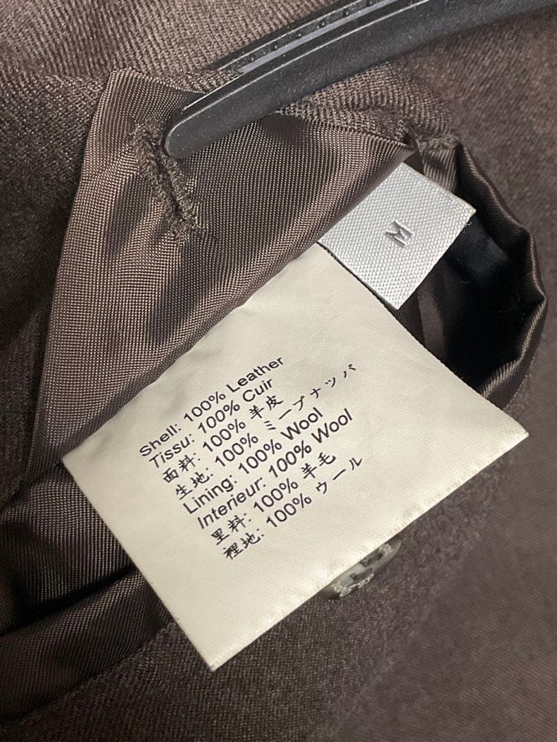 ゆ*け様 デュポン　S.T Dupout ダークブラウン レザー ジャケット