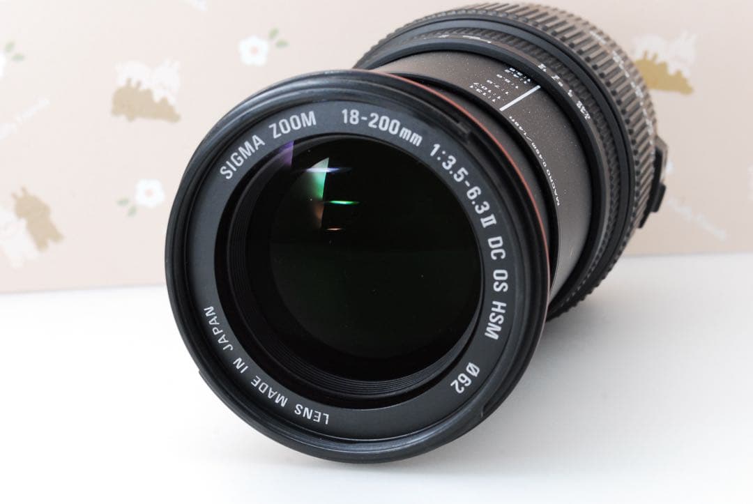 ❤️超望遠神レンズ❤️sigma 18-200mm f3.5-6.3Ⅱcanon