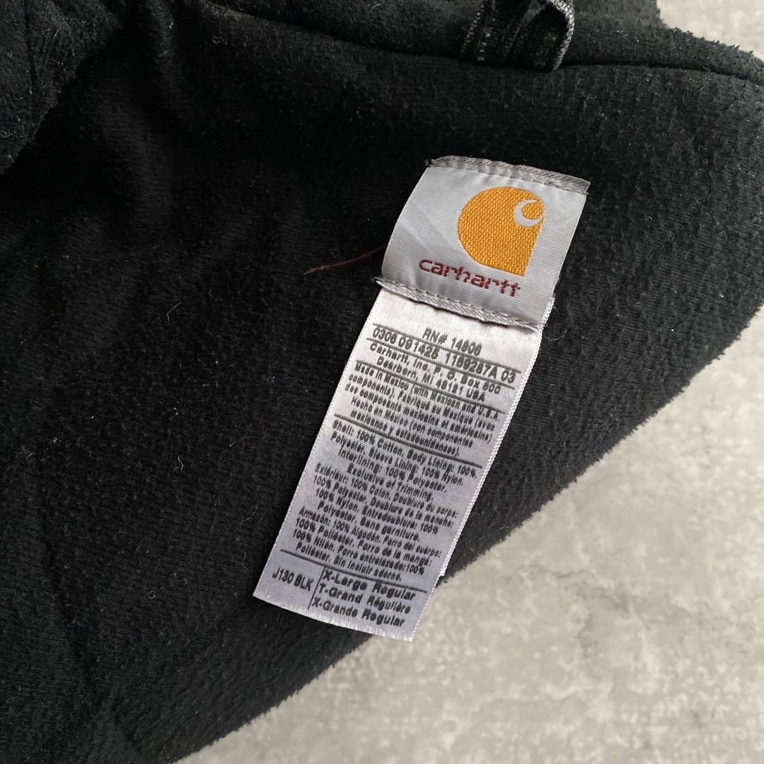 GOODフェード カーハート アクティブ ジャケット 黒 ブラック XL