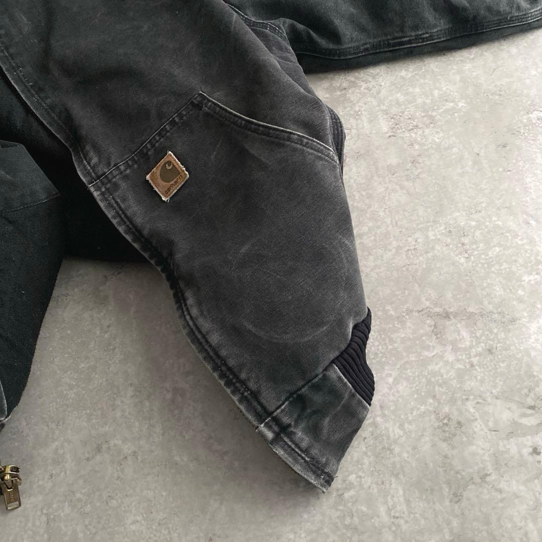 GOODフェード カーハート アクティブ ジャケット 黒 ブラック XL