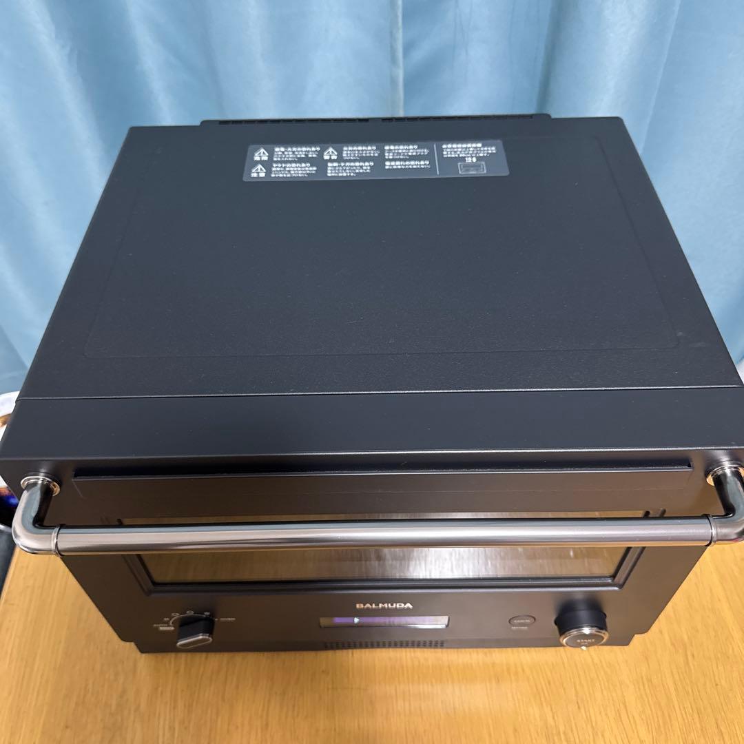 極美品 BALMUDA K09A-BK 動作良好 角皿付【A-197】