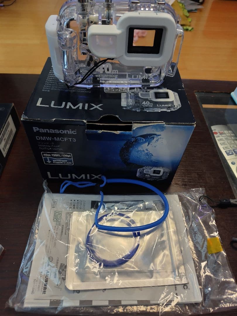 Panasonic LUMIX FT3 ブルー ダイビング専用防水ケース