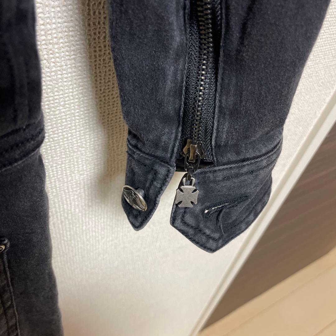 CRAZY JET ブラックオーバーオール S