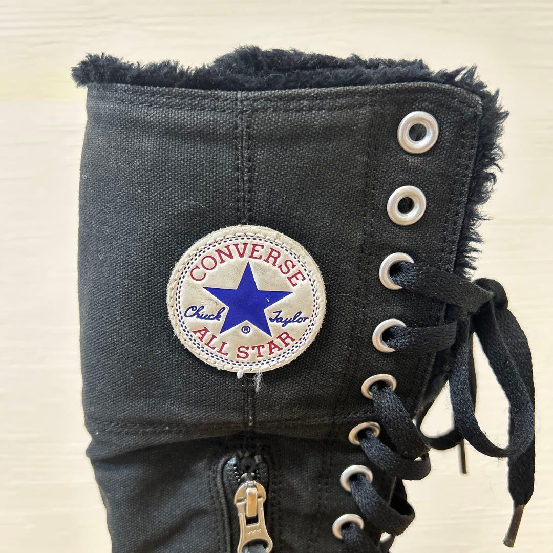 コンバース CONVERSE ファー ロングスニーカー Y2K 23.5