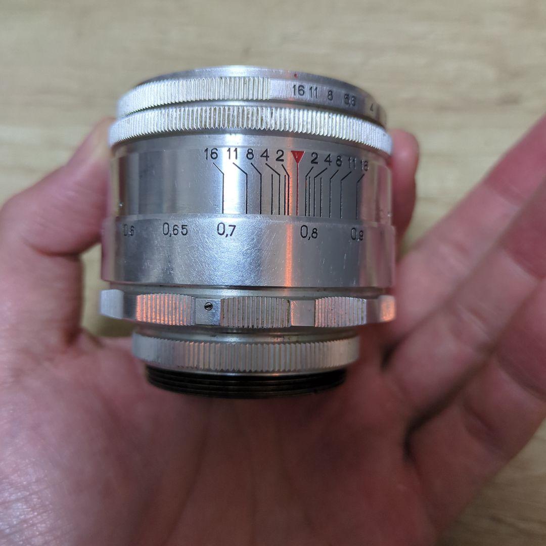 ヘリオス　58mm f/2 最初期玉　13枚　超美品　シルバー　ぐるぐる レア