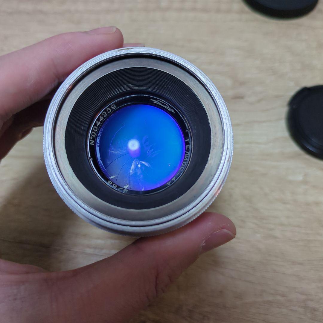 ヘリオス　58mm f/2 最初期玉　13枚　超美品　シルバー　ぐるぐる レア