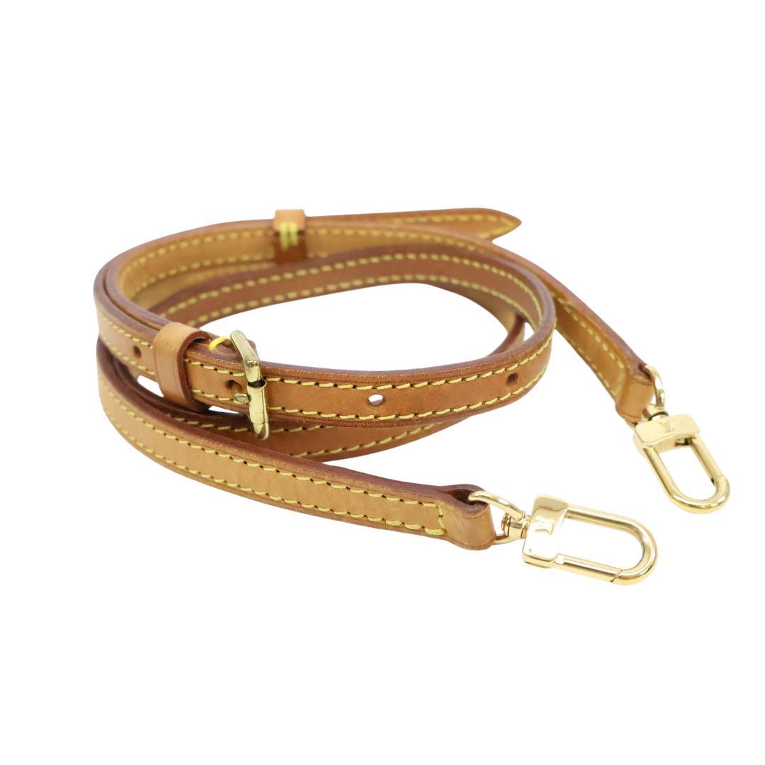 調節可 ルイヴィトン ショルダーストラップ ヌメ革 ゴールド金具 ストラップ