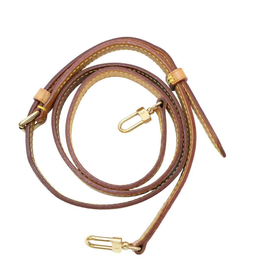 調節可 ルイヴィトン ショルダーストラップ ヌメ革 ゴールド金具 ストラップ