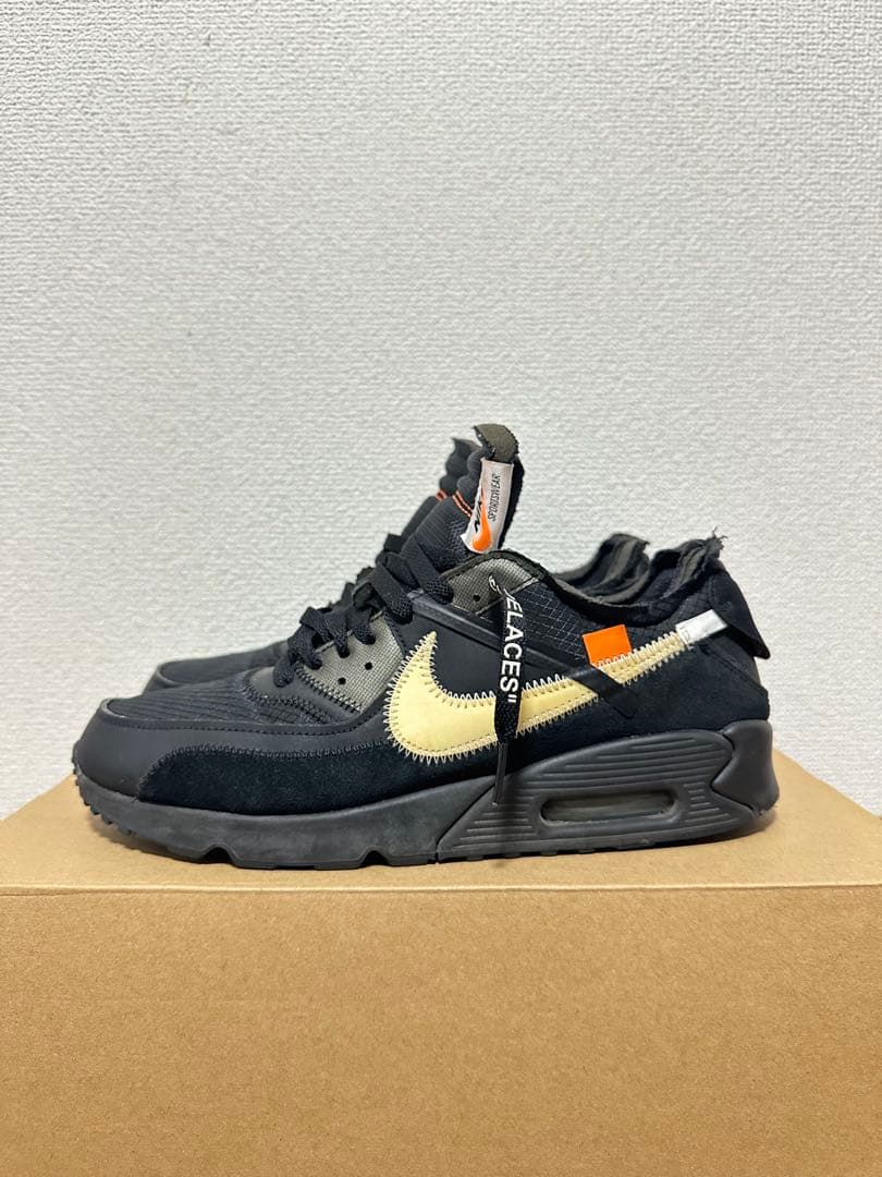 NIKE airmax90×off-white 27.5cm