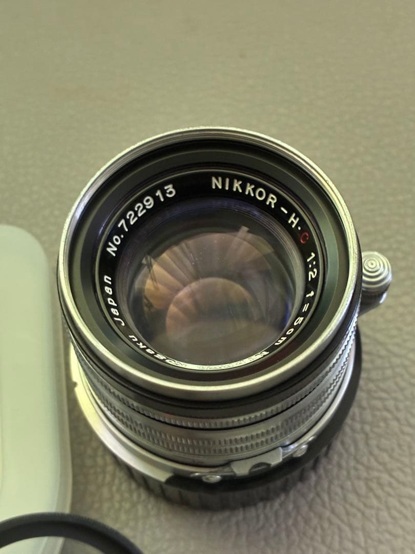 NIKKOR-H 1:2 f=50mm レンズ❗️黒ハチマキ‼️希少品❗️