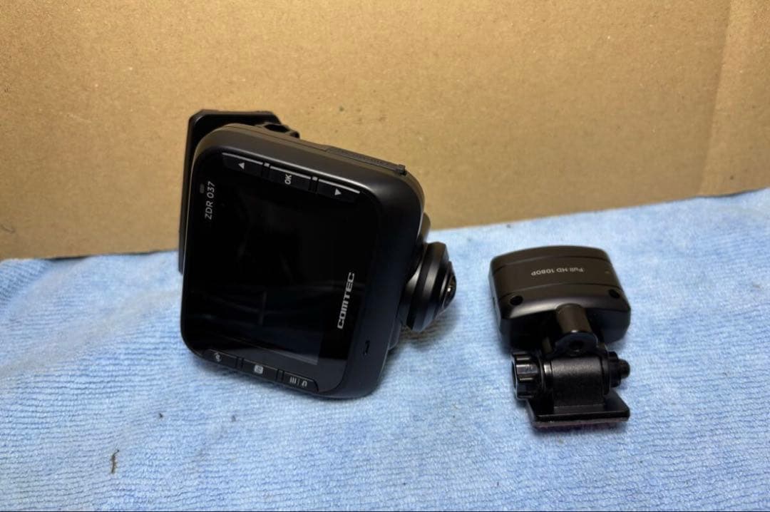 COMTEC ZDR037 コムテック ドライブレコーダー 前後2カメラ360