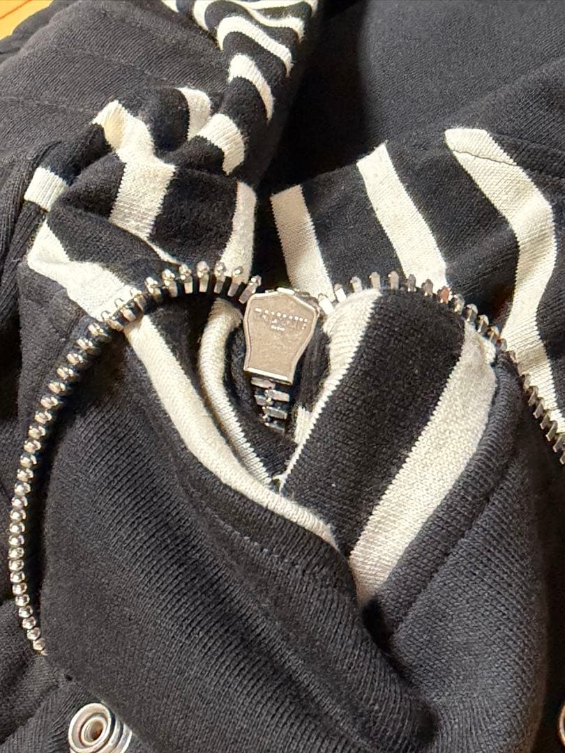 BALMAIN バルマン コットン ライダースジャケット XS