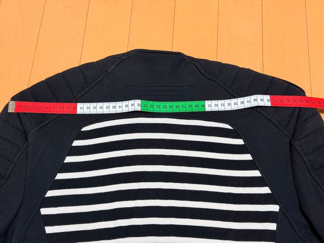 BALMAIN バルマン コットン ライダースジャケット XS