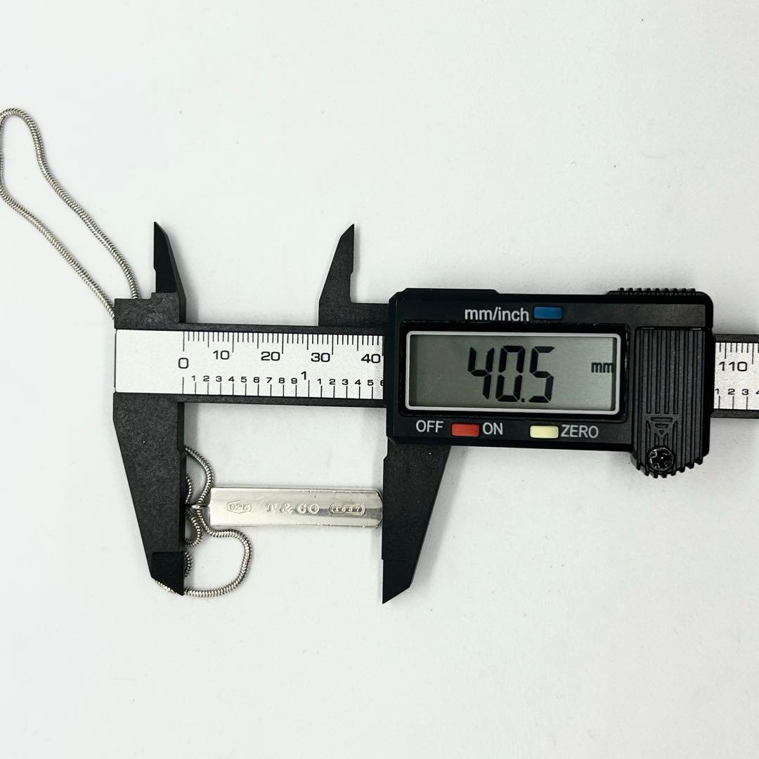 ティファニー❤️ナローバーネックレス SV925 社外スネークチェーン約42cm