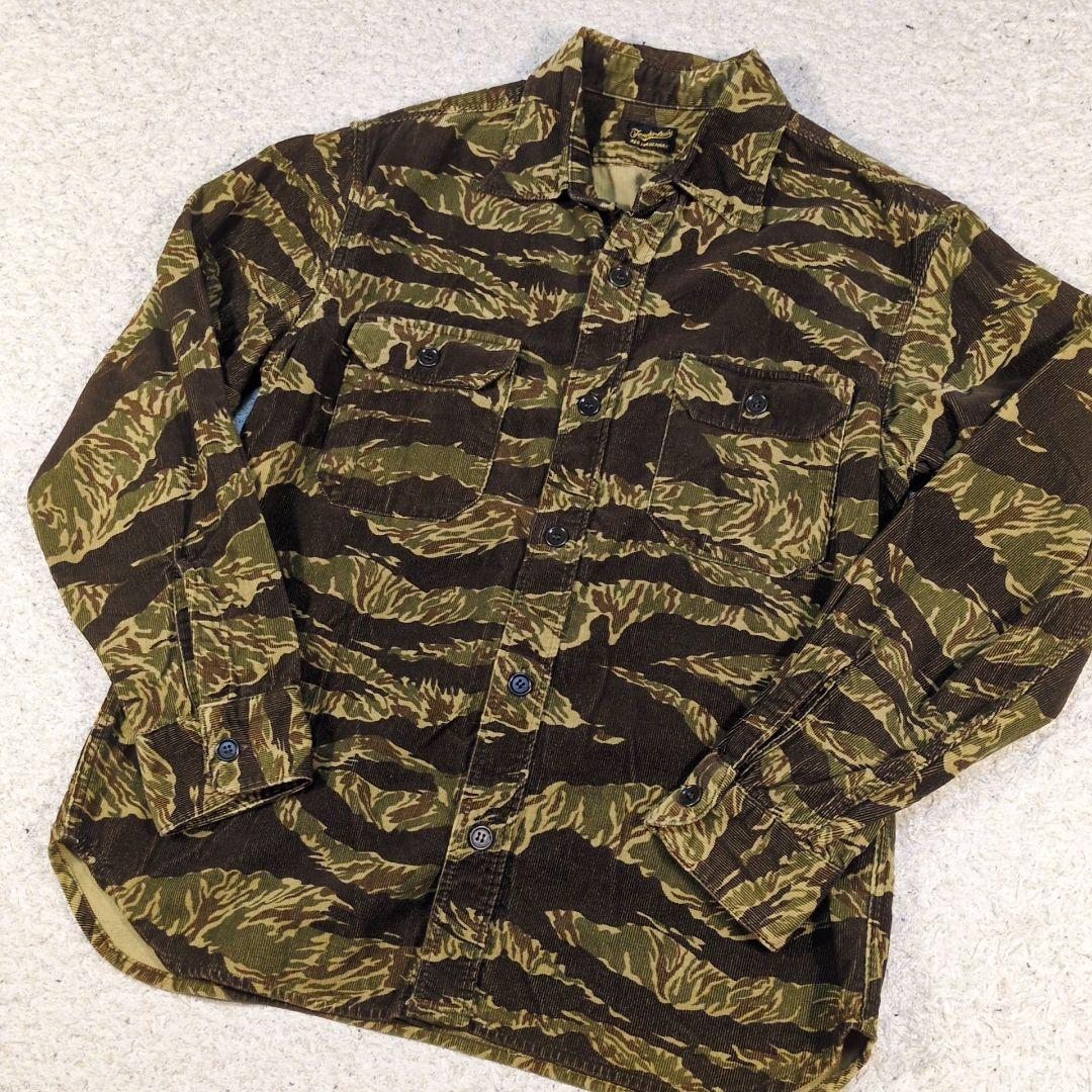 値下げ中1-14 tenderloin テンダーロイン タイガーカモ長袖シャツ