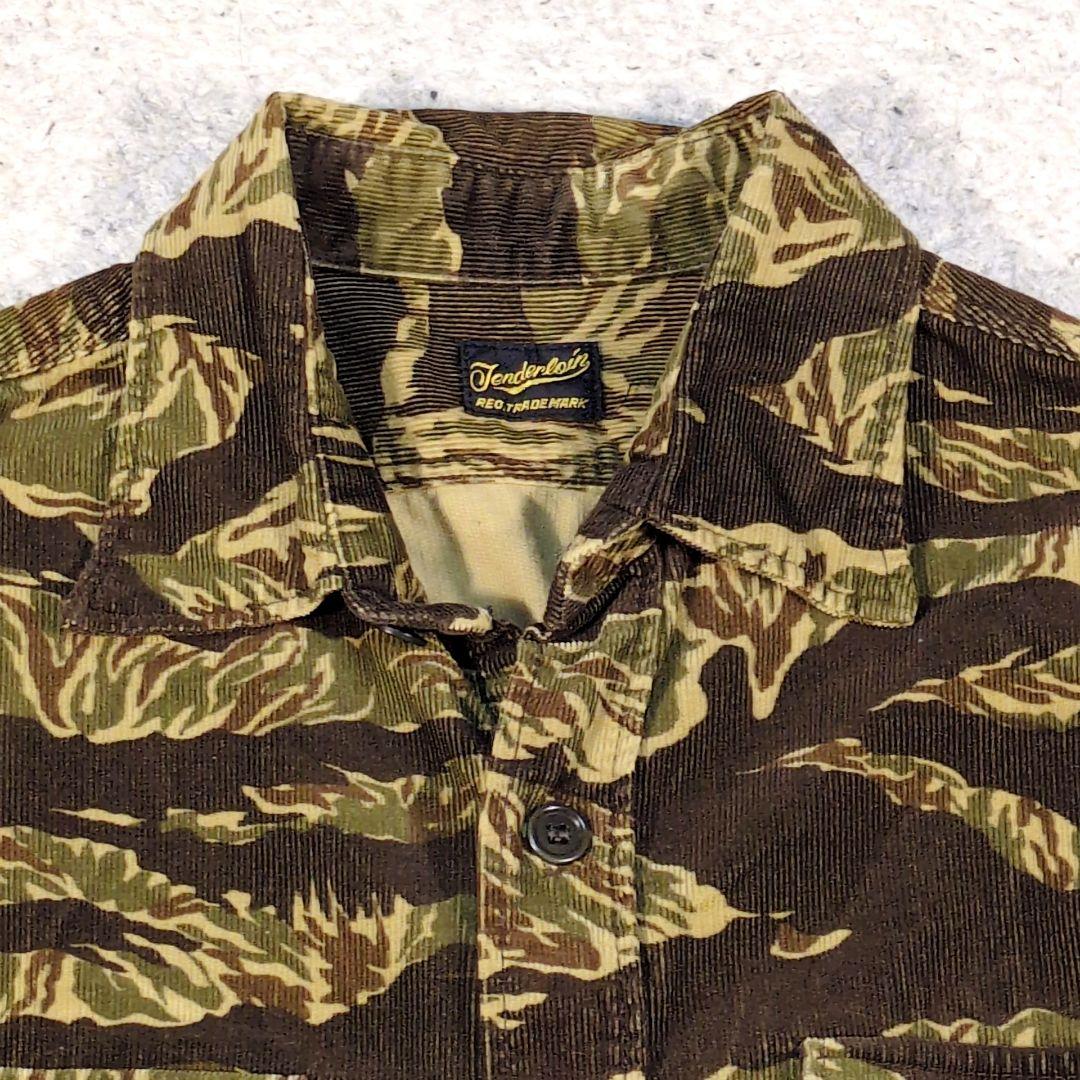 値下げ中1-14 tenderloin テンダーロイン タイガーカモ長袖シャツ