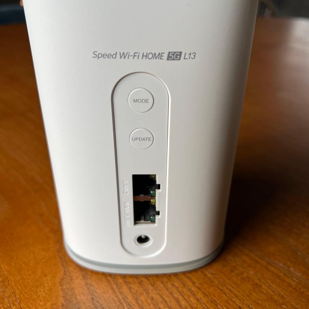 【USED品】Speed Wi-Fi  5G L13 ホワイト