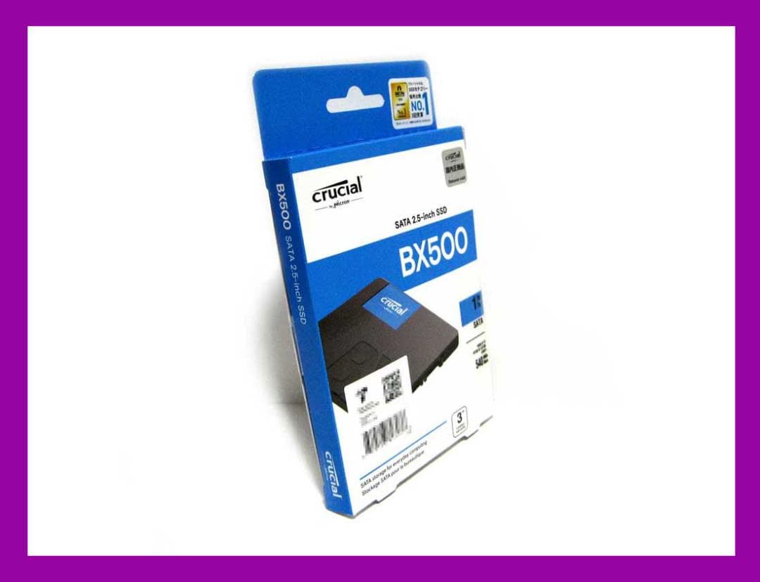 新品 Crucial BX500 1TB 2.5インチ SSD