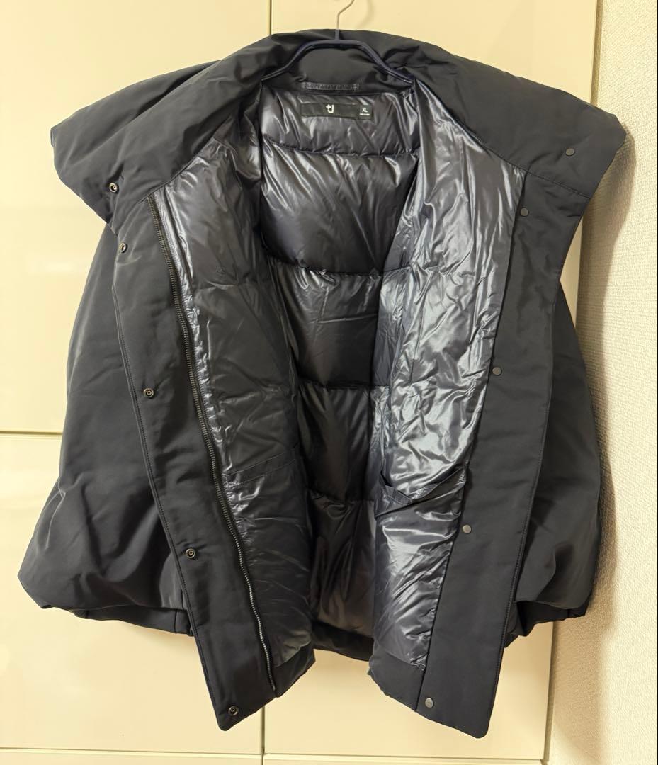 ユニクロ UNIQLO ＋J ジルサンダー ハイブリッドダウンジャケット 黒
