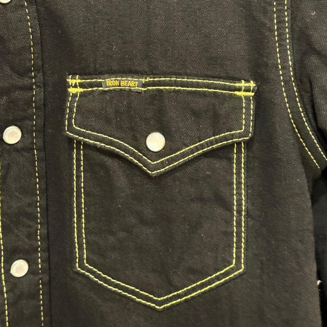 アイアンハートIRON HEARTブランケット裏地付きC.P.Oシャツ