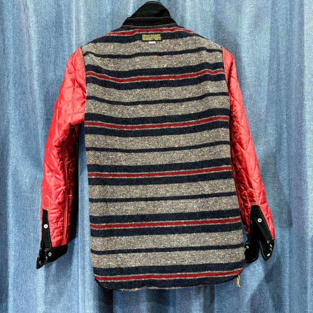 アイアンハートIRON HEARTブランケット裏地付きC.P.Oシャツ