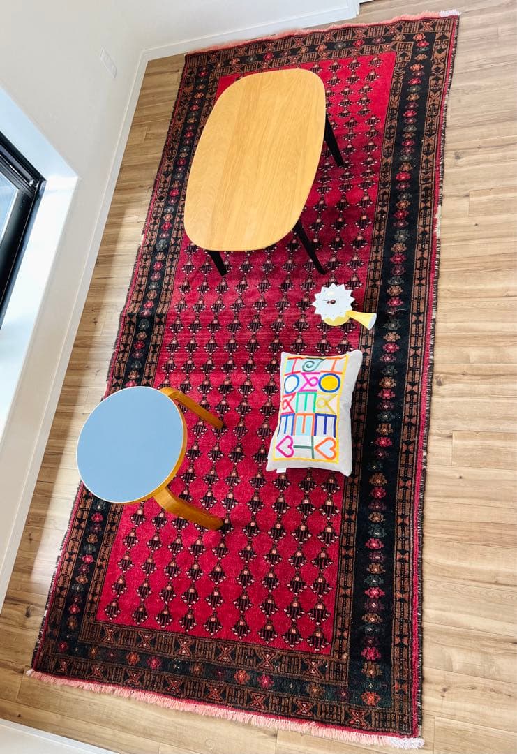 ヴィンテージ ギャッベ (ギャべ、ラグ) : サイズ　284 × 125cm