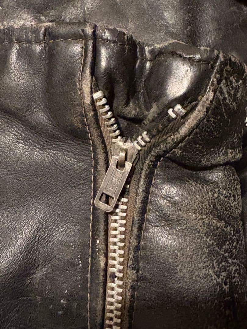 か*な様 60sダブルライダース レザージャケット 黒