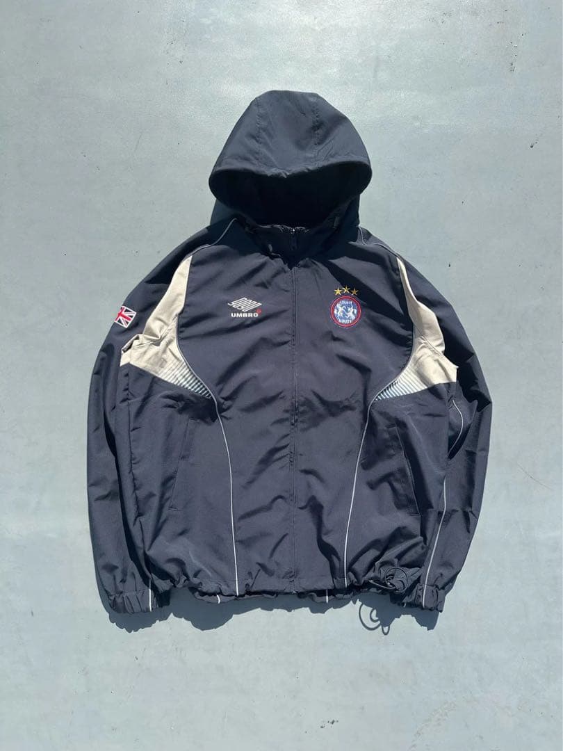 9090×umbro Gradation Nylon Hooded Jacket