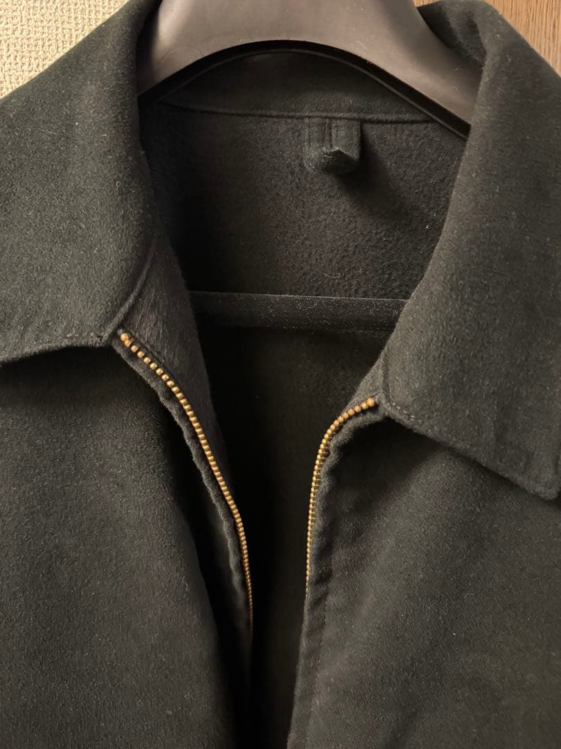 comoli モールスキンジップアップジャケット