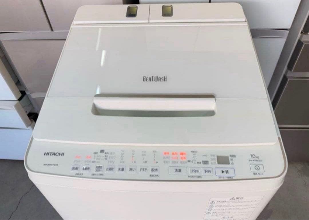 【高年式】2021年式 10kg HITACHI洗濯機 BW-X100GE