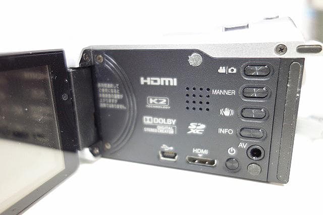 JVC ビデオカメラ GZ-HM177-S ACアダプター付 中古品 動作確認済