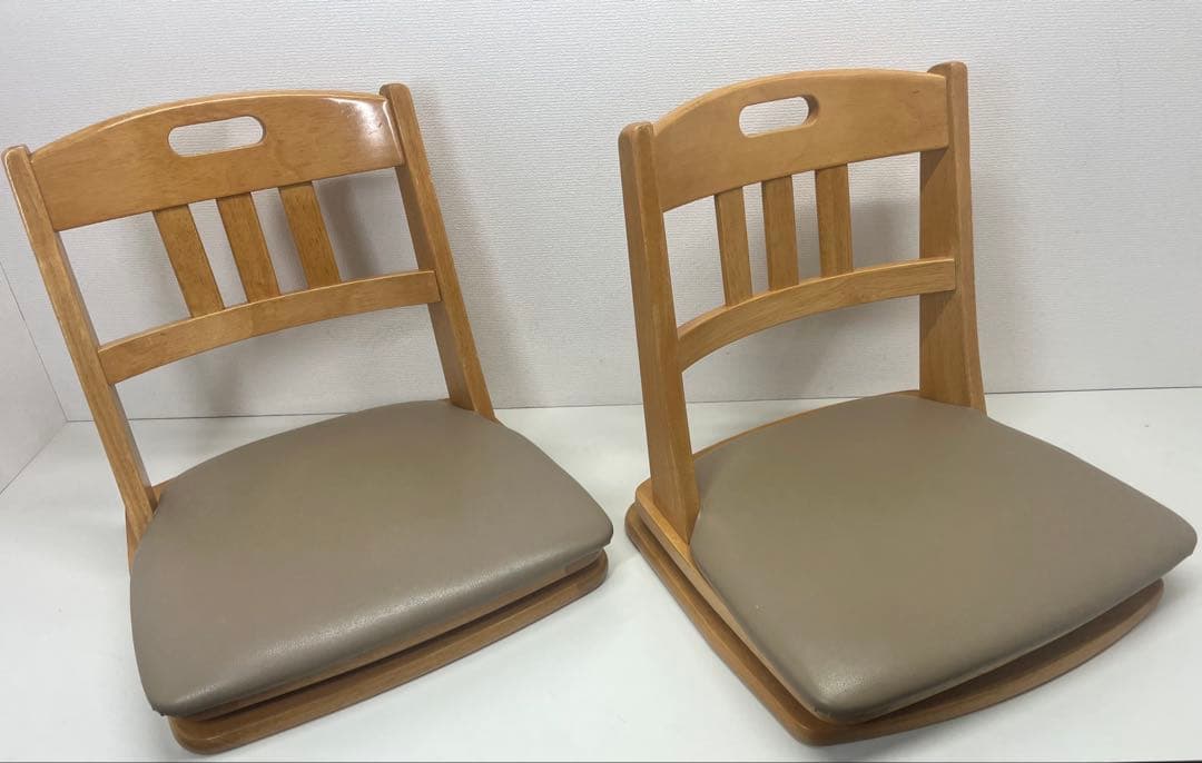 ニトリ NITORI 回転座椅子 座椅子 2脚セット こたつ椅子