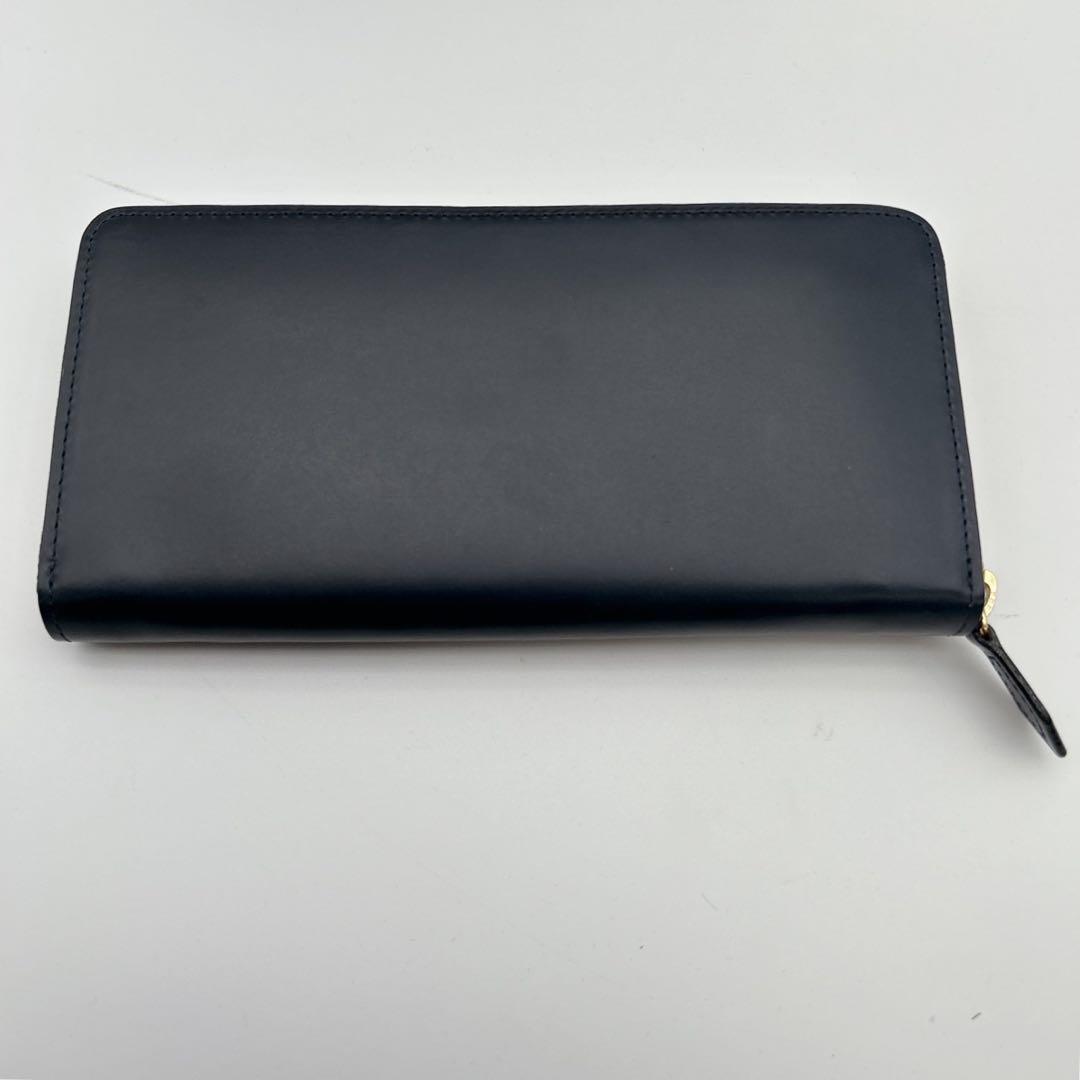 ココマイスター ラウンドファスナー 長財布 レザー ブラック