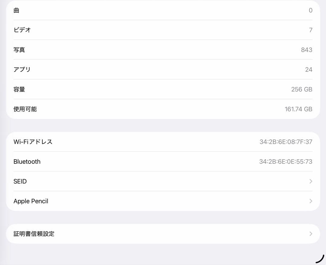 iPad Pro m4 11インチ