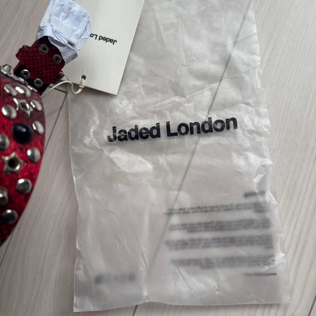 新品 Jaded London Red Mamba ベルト JMA6027