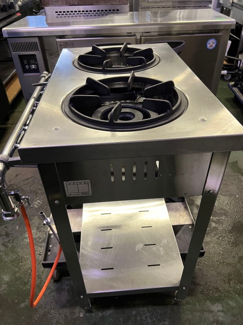 マルゼン2口ガステーブル 2022年 都市ガス