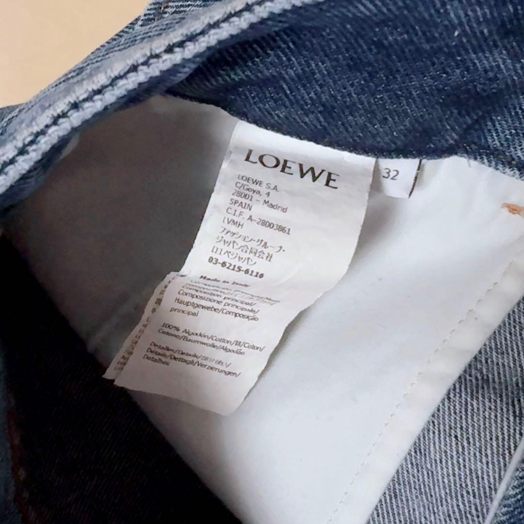LOEWE アナグラムバギージーンズ 32