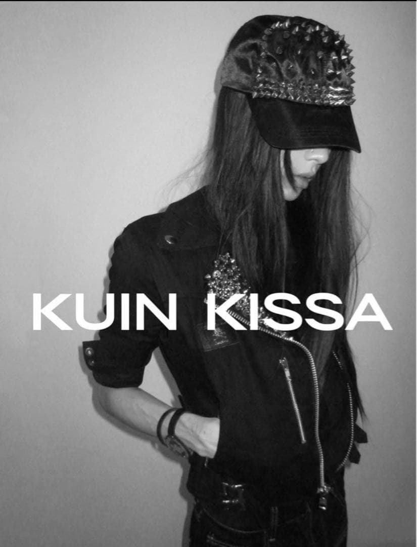【Y2K】KUIN KISSA 25SS クレイジースタッズキャップ