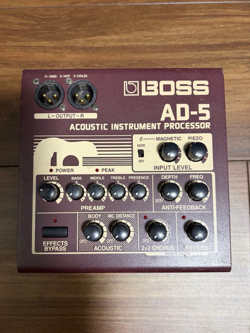 BOSS AD-5 アコースティックギタープロセッサー プリアンプ/DI