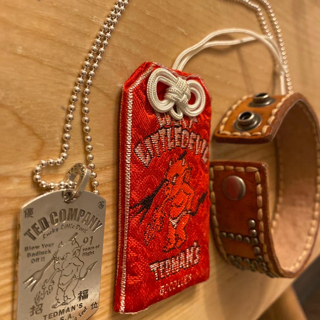u*3様 シルバー925 ドッグタグ　テッドマンTEDMAN 革　ブレスレット