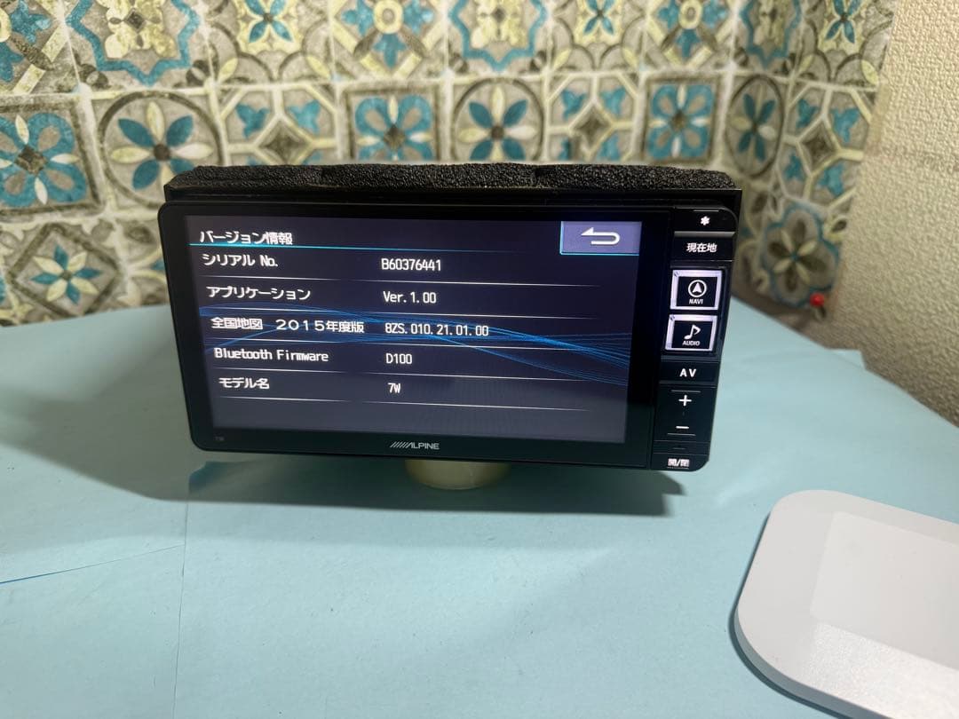 カーナビ ALPINE -7W 2015