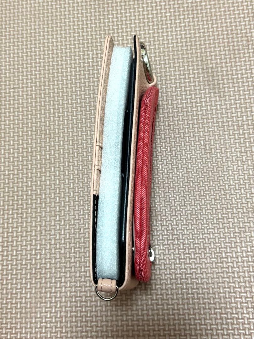 ファミリア エジュー　マルチケースM ajew スマホケース ピンク　新品未使用