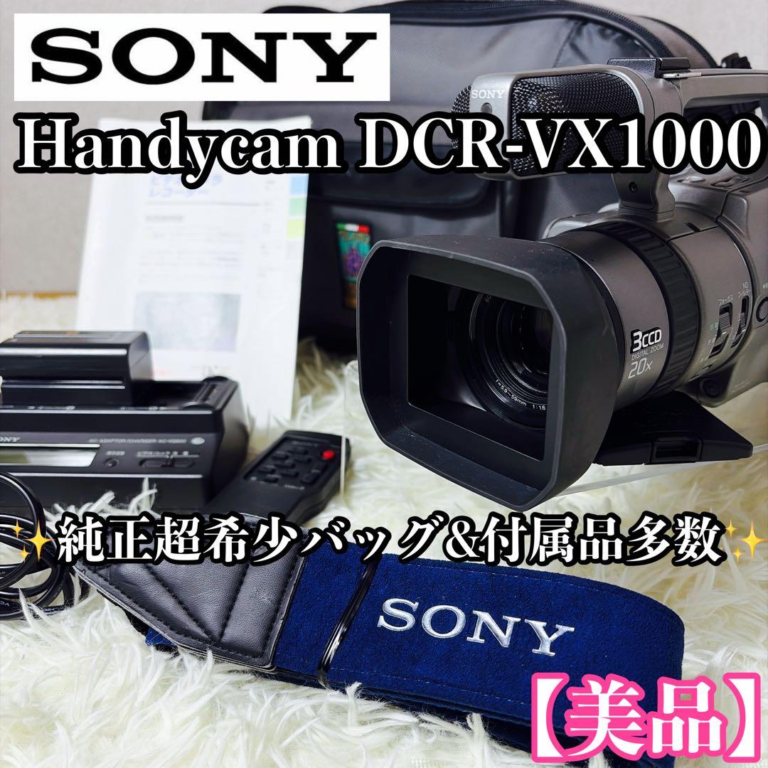 【美品】SONY Handycam DCR-VX1000 付属品多数