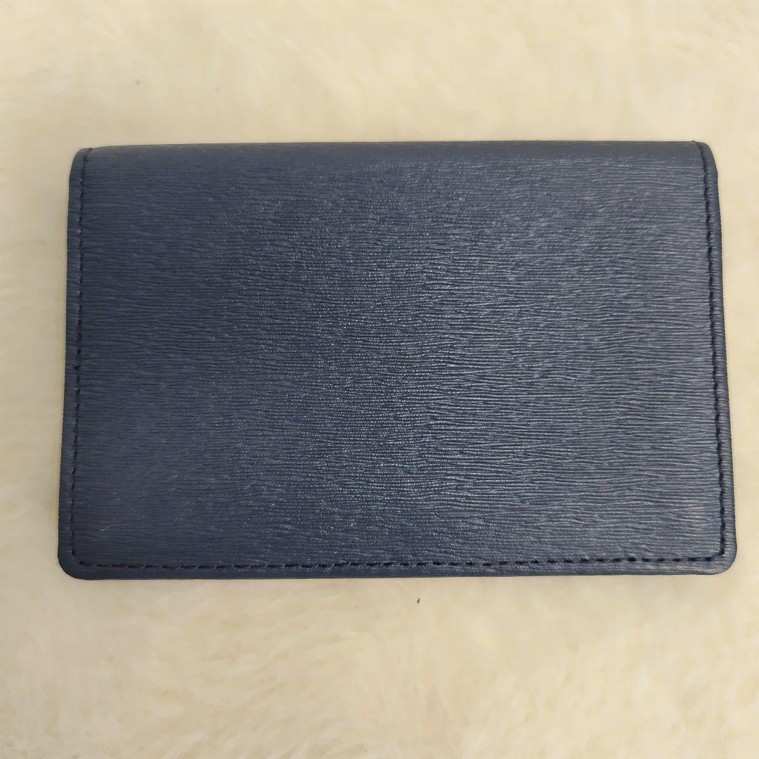 ✨極美品✨PORTER　カレント　名刺入れ　 カードケース　二つ折り　ネイビー