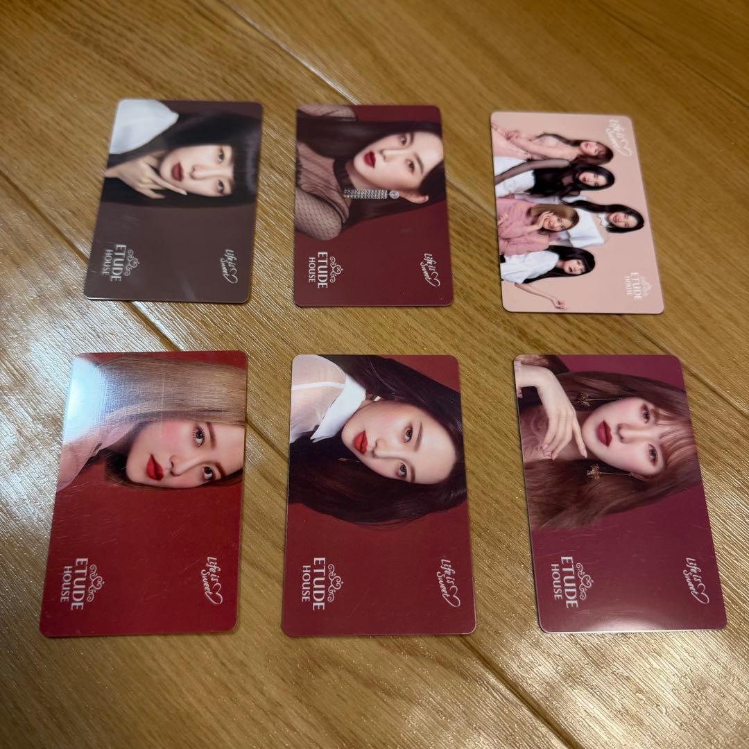 Red velvet エチュードハウス　カード